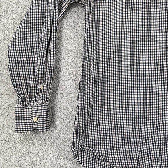Camicissima Shirt Men's Size 40 15 1/2 Button Down Long Sleeve Pocket Gingham - Picture 3 of 8